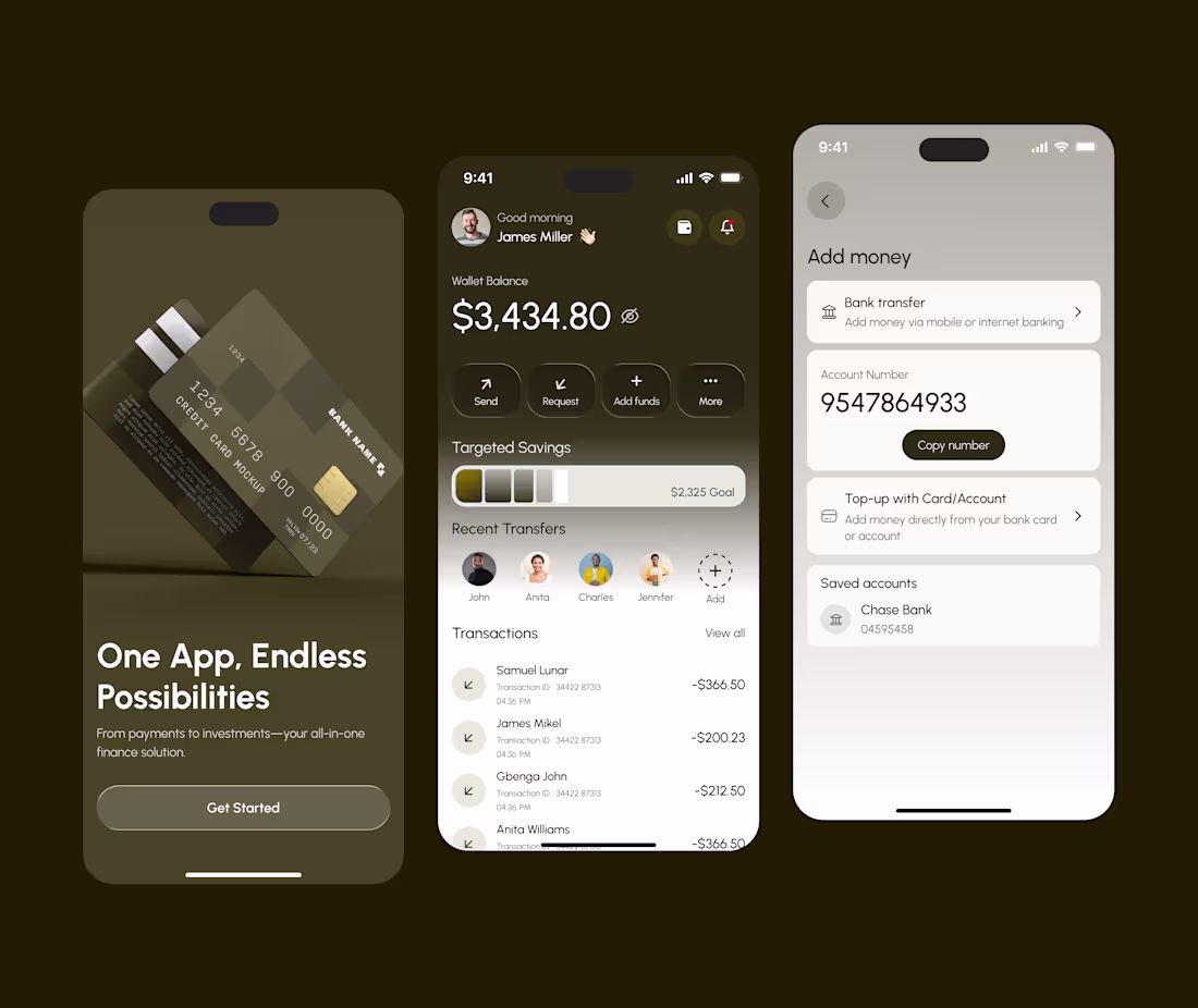 Cover image for Fintech App Design for Seamless Money Management