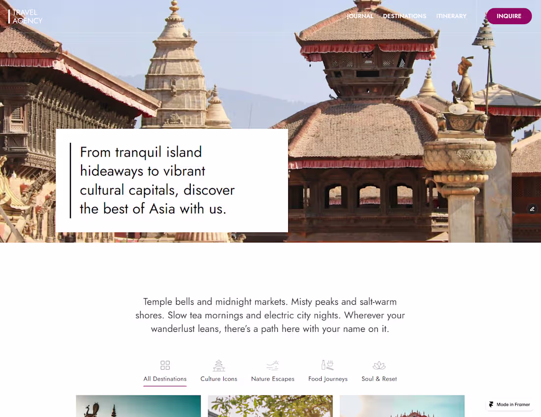 Cover image for Page from upcoming Framer template