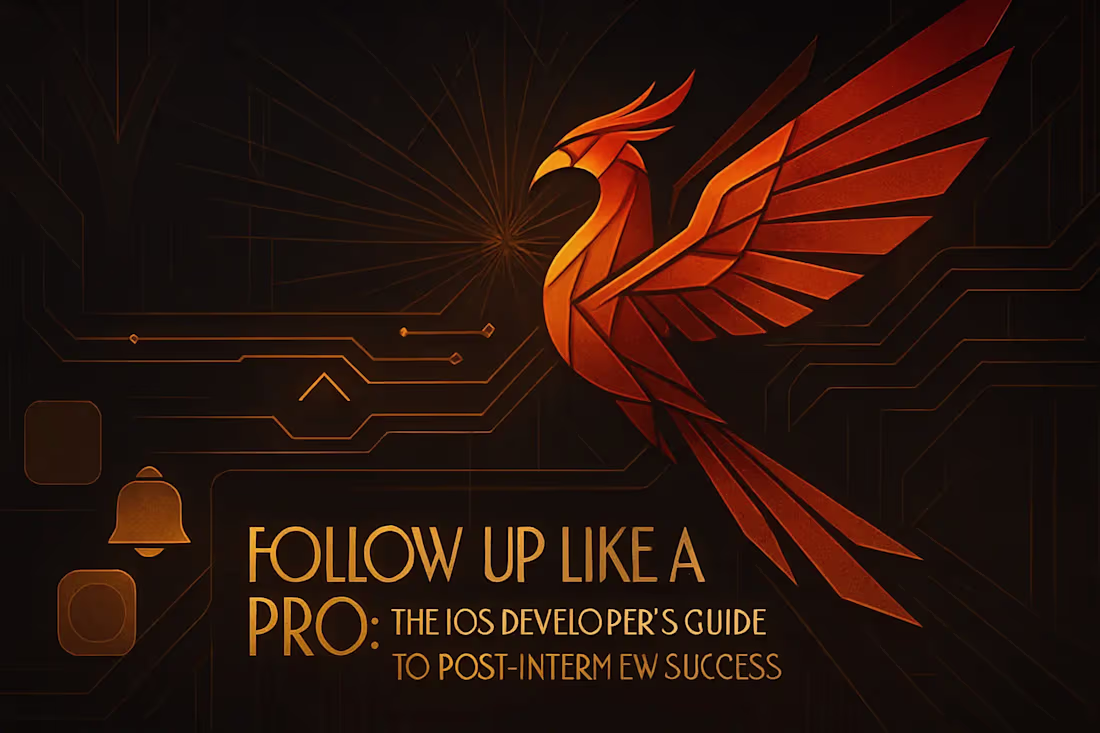 Cover image for Follow Up Like a Pro: The iOS Developer's Guide to Post-Interview Success
