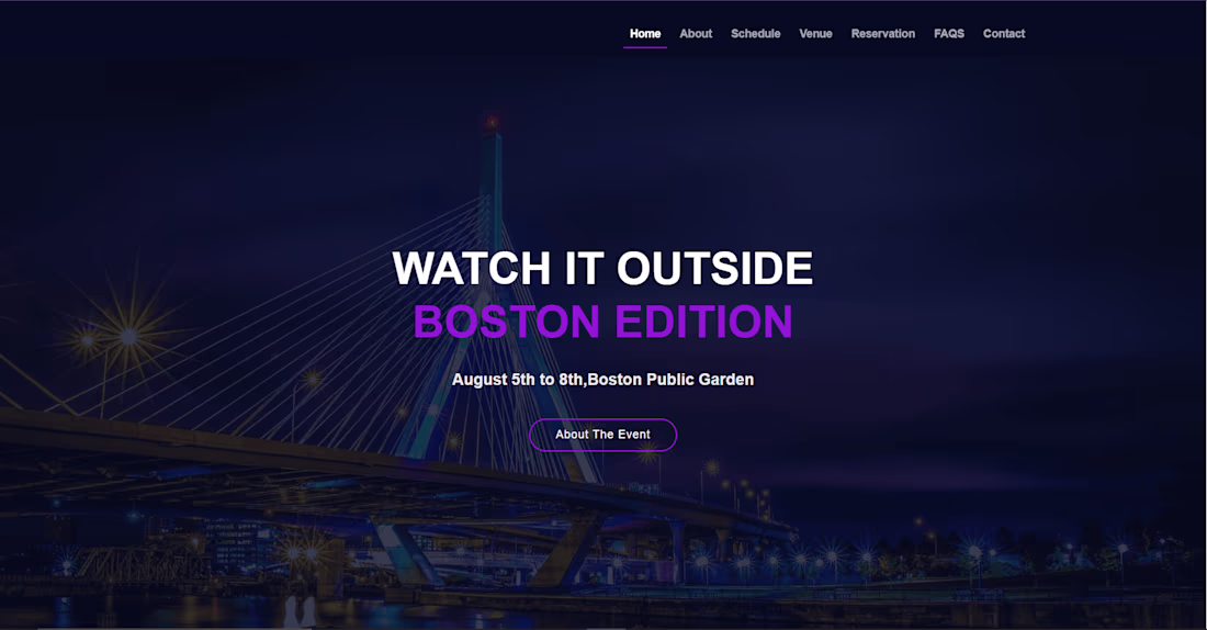 Cover image for Watch it outside Boston edition
