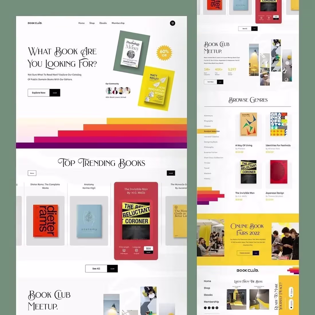 Cover image for Framer website landing page ui/ux design