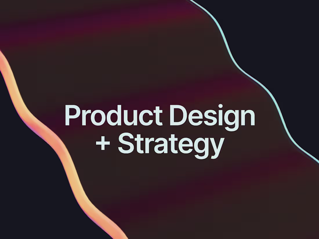 Cover image for Product Design and Strategy