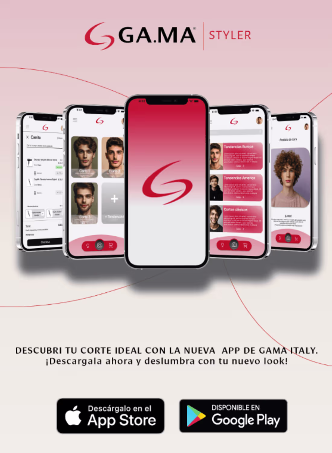 Cover image for UX/UI Design for 3D Hairstyle Simulation App – Gamma Beauty