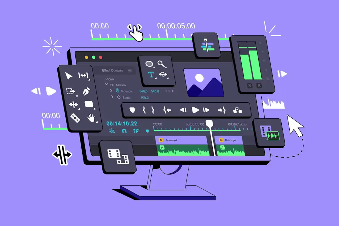 Cover image for Professional Video Editing and Illustration