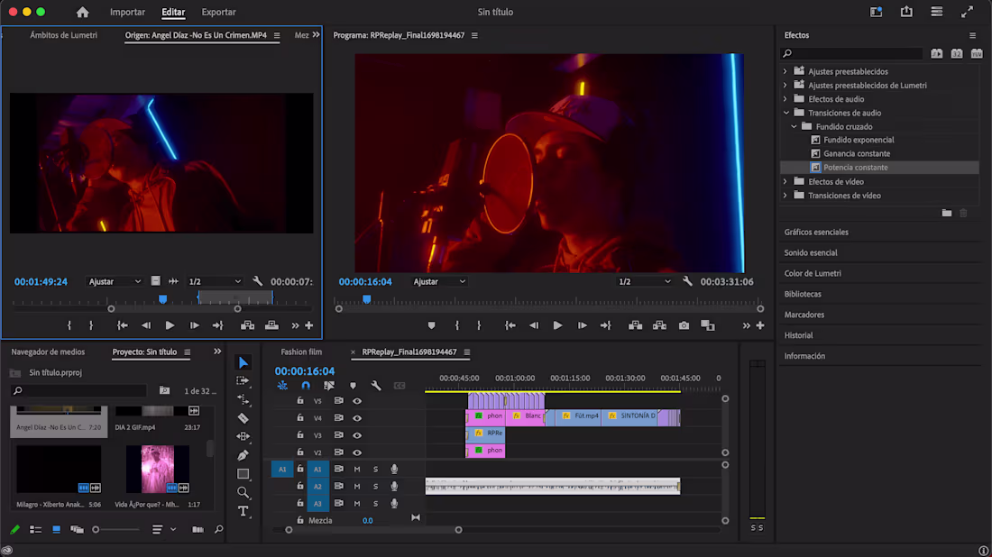 Cover image for PRODUCCIÓN DE VIDEOCLIPS