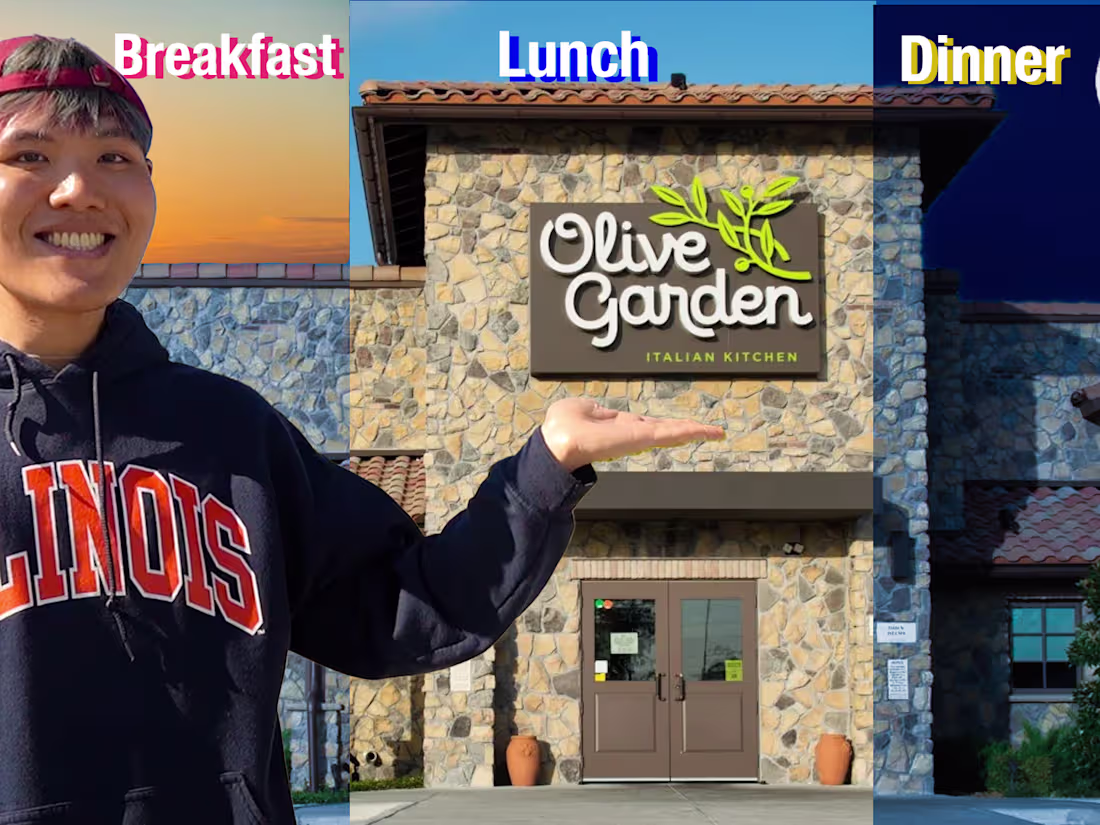 Cover image for Joseph Oh – Will I SURVIVE Eating Olive Garden for 24hrs?