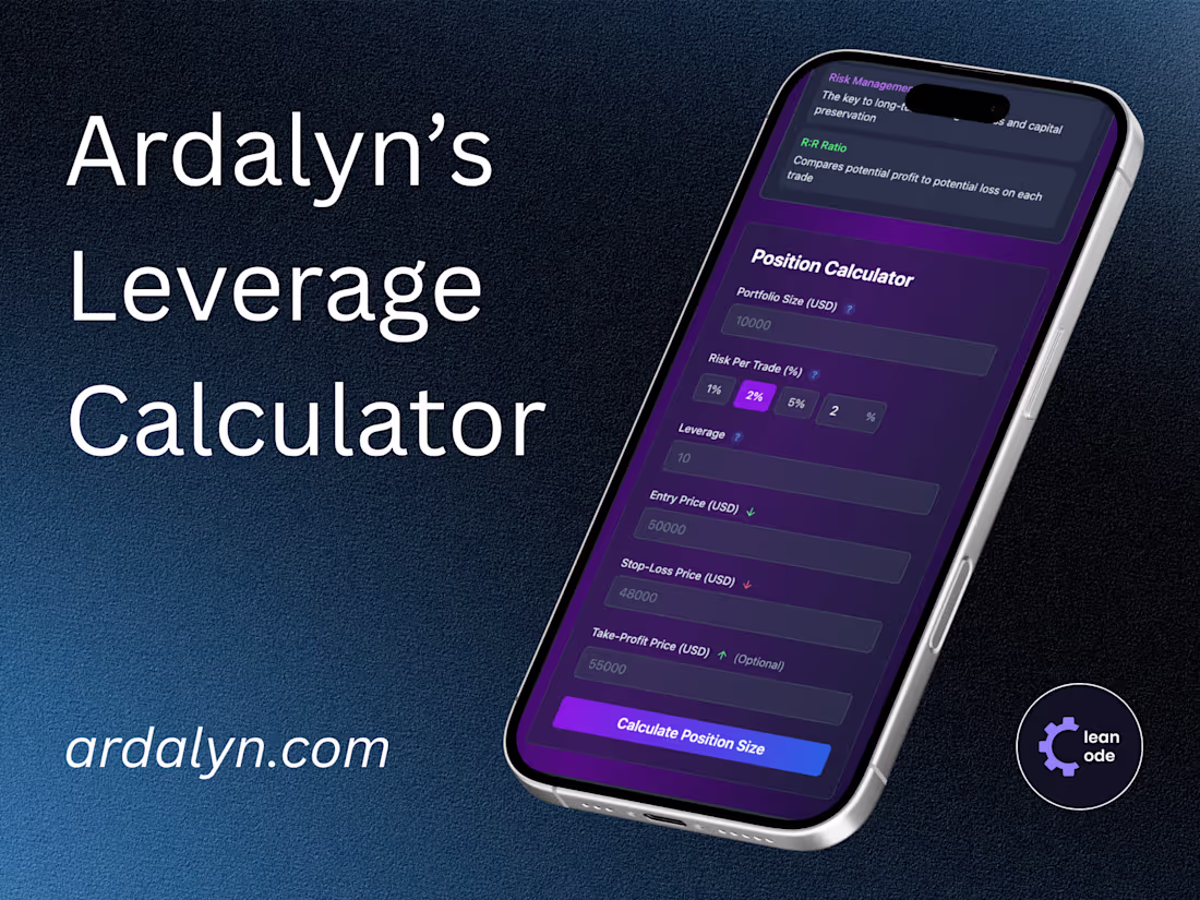 Cover image for Ardalyn's Leverage Calculator Web App
