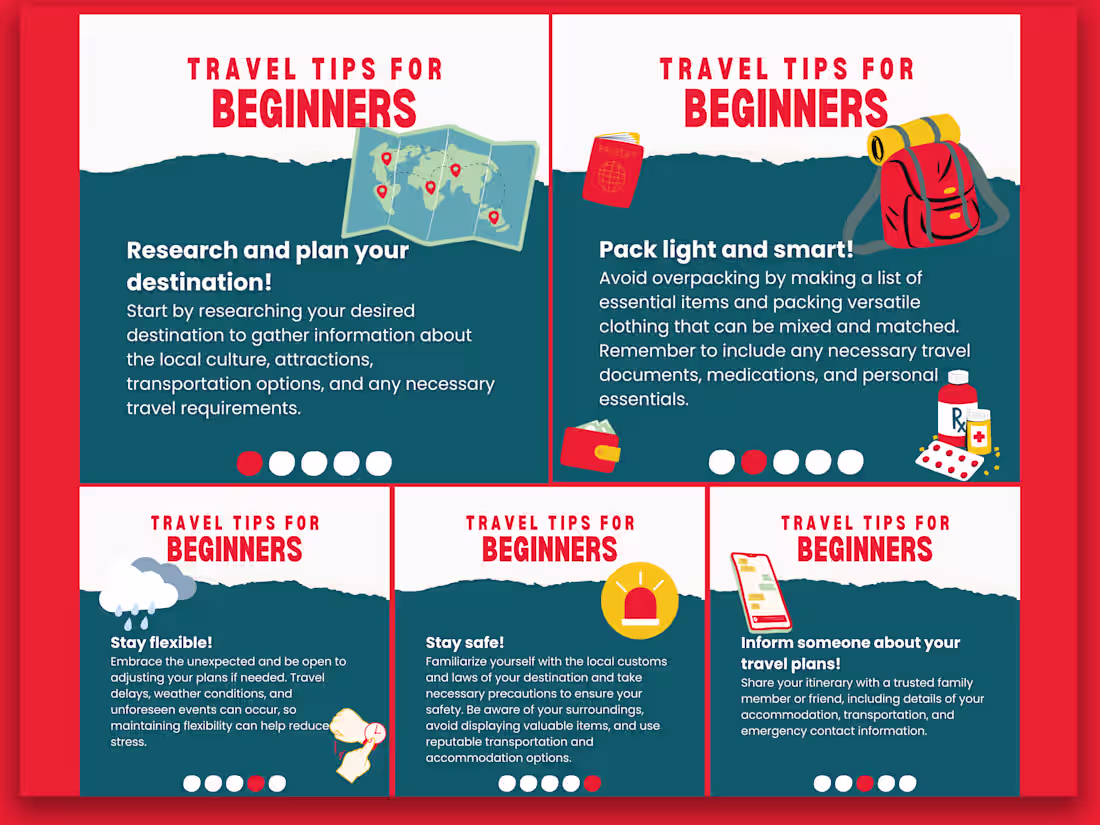 Cover image for travel tips design and content writing
