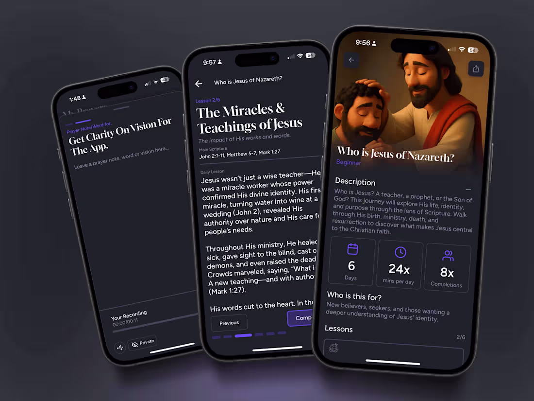 Cover image for KnowHim: a Prayer and Journaling app in FlutterFlow