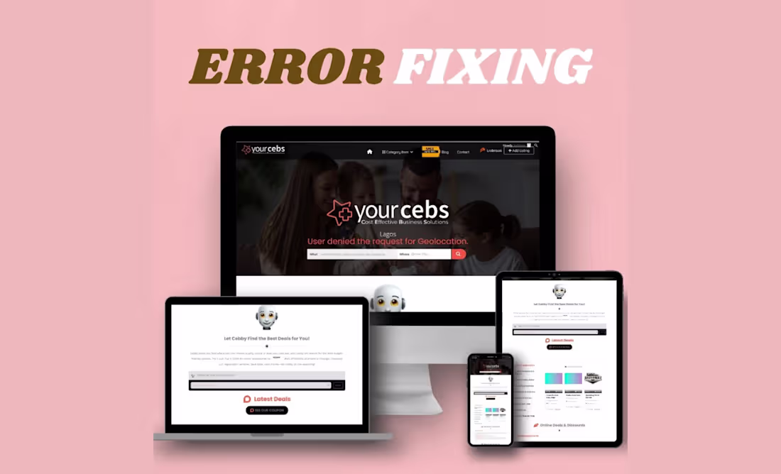 Cover image for Listeo Website Theme Editing || Elementor Pro