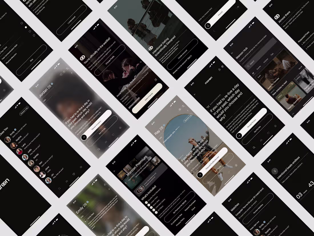 Cover image for Maroon: A Calmer Dating Experience