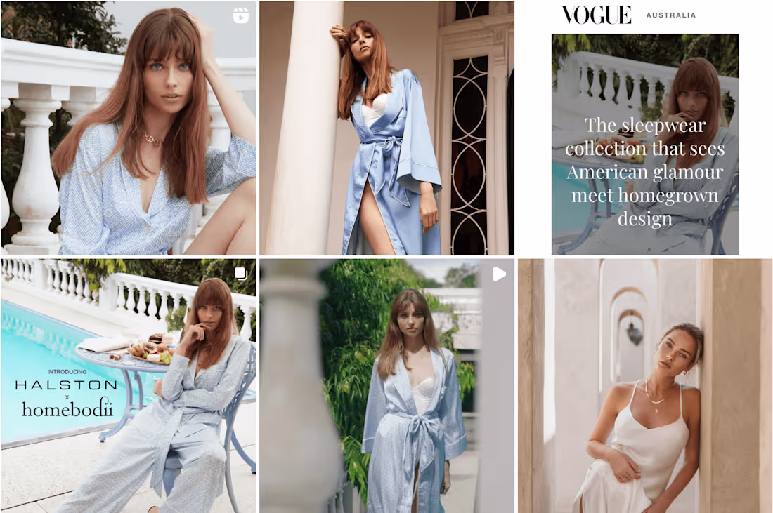 Cover image for Social Media Management: Halston X Homebodii