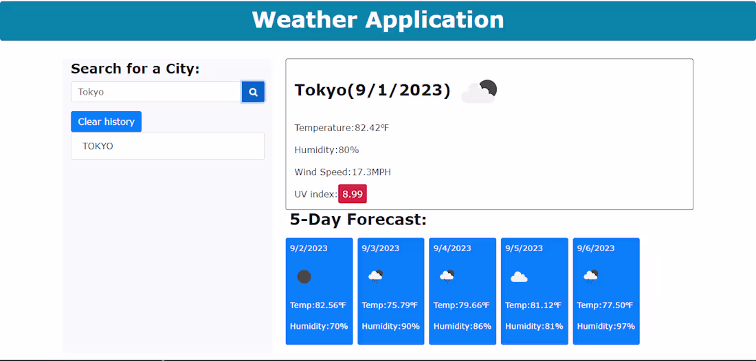 Cover image for Weather App