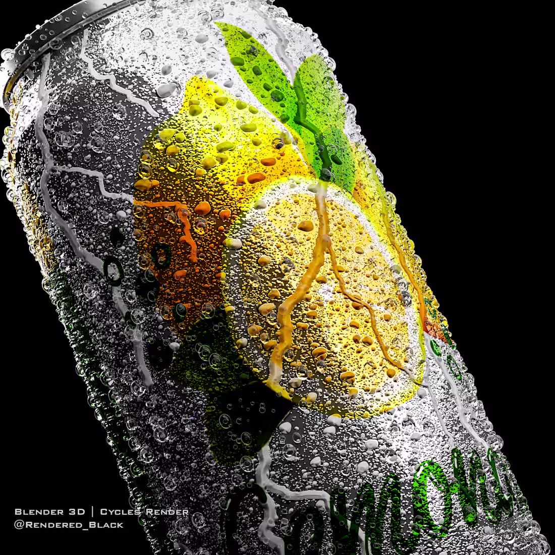 Cover image for Lemon Drink - Commercial Product Visualization This project ...