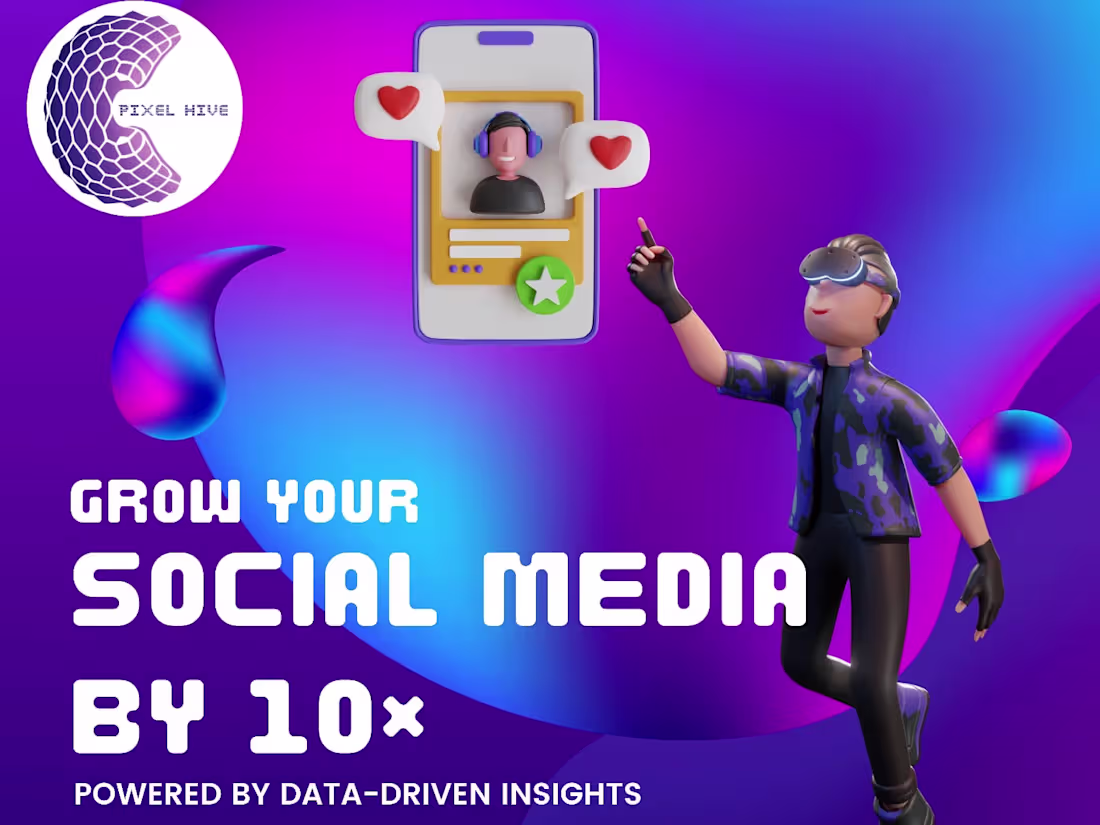 Cover image for over 250M social media views for our clients!