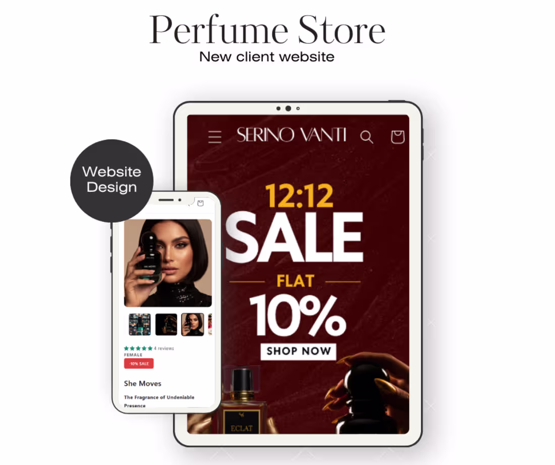 Cover image for A perfume store created from