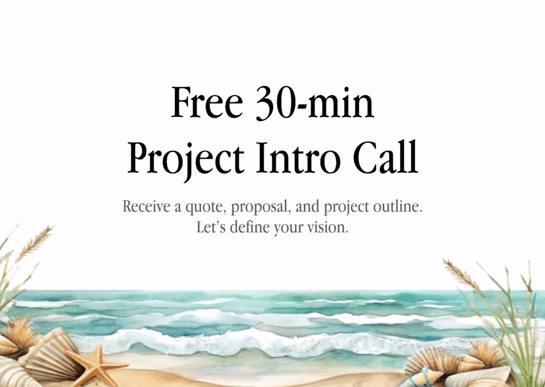 Cover image for 👋 FREE 30-min Intro Call - Project Ideas, Goals, and Roadmap
