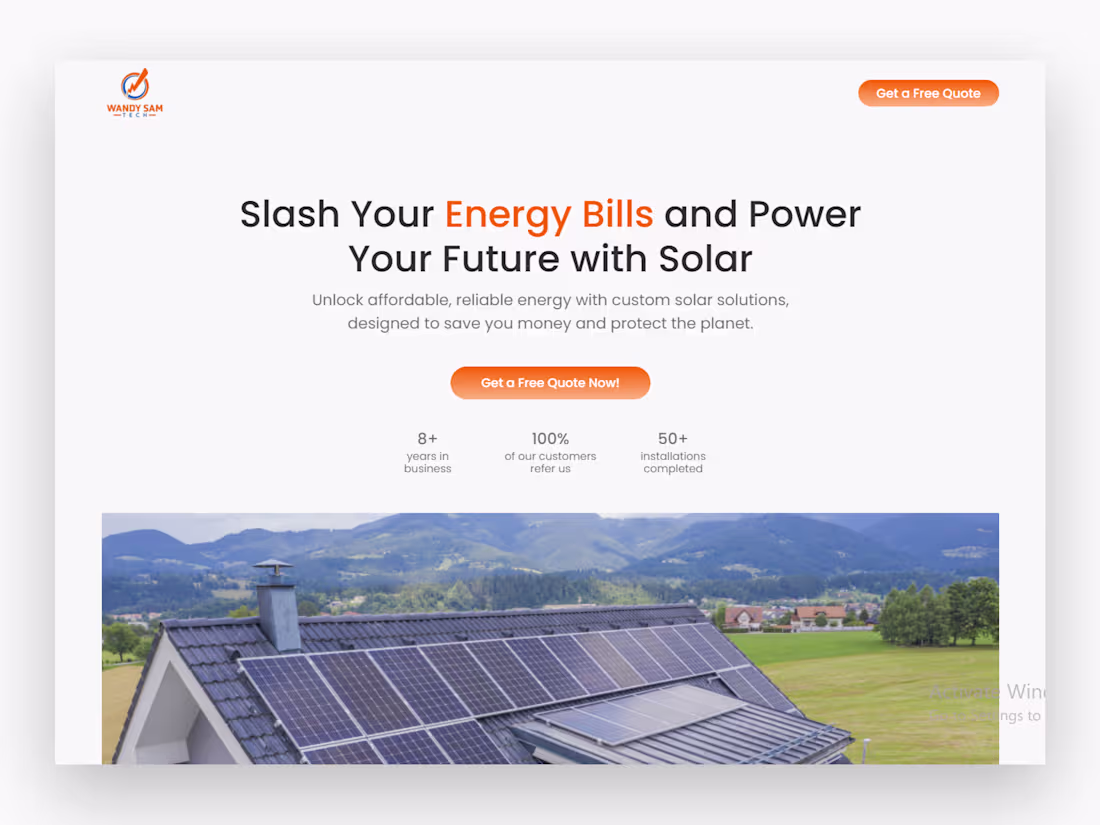 Cover image for Webflow Website for Wandy Sam Tech