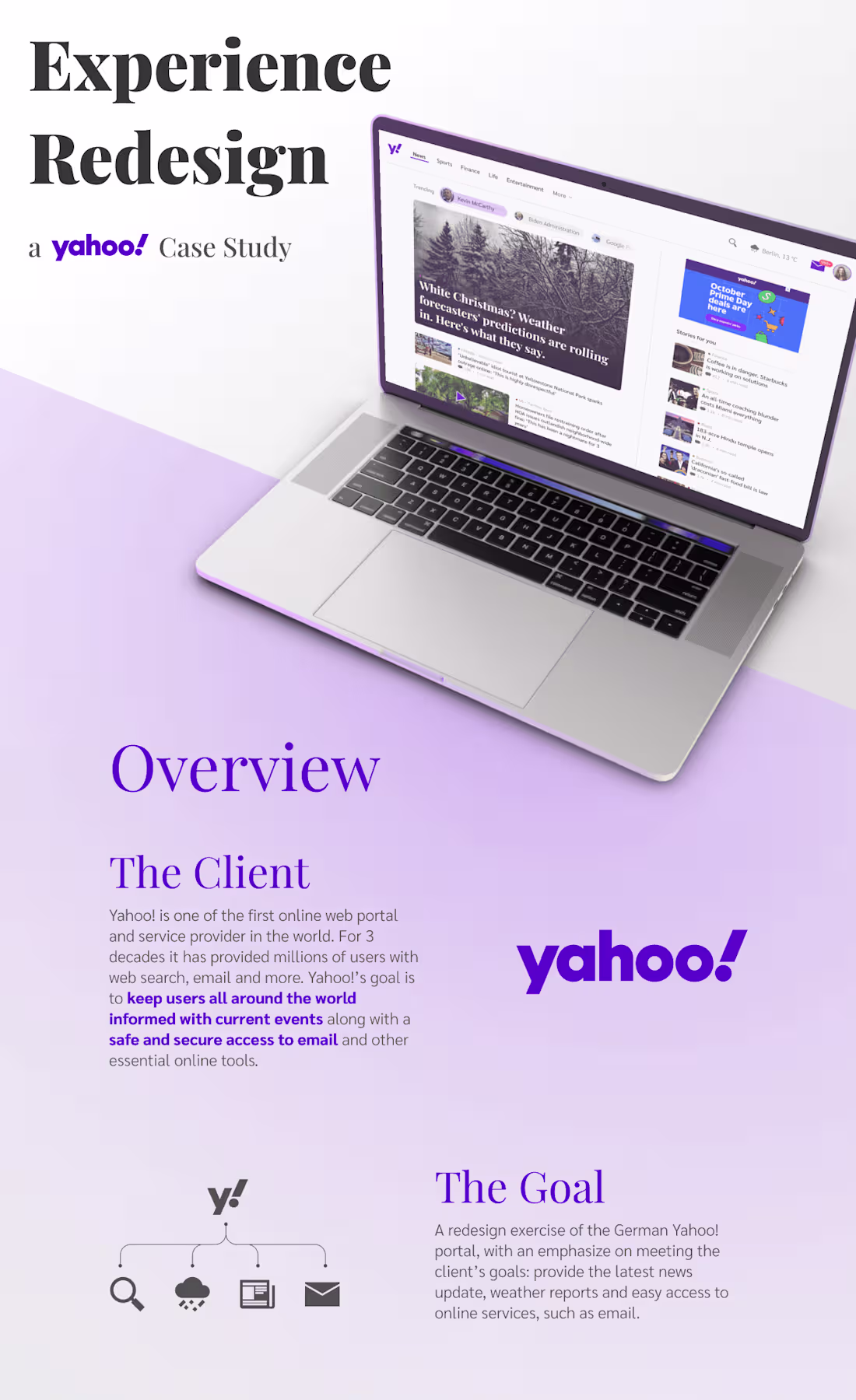 Cover image for Yahoo! Homepage Redesign