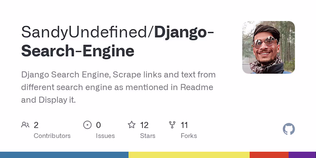 Cover image for Django Search Engine