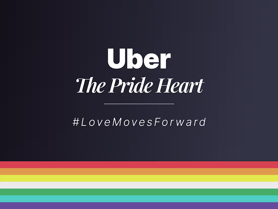 Cover image for The Pride Heart Campaign ∙Uber