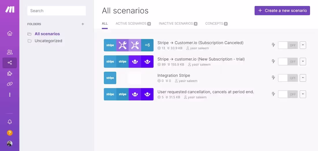 Cover image for Automation stripe to customer.io (http://customer.io) Projec...