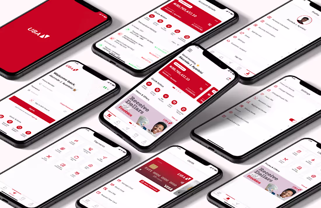 Cover image for User-Centered Redesign & Visual Improvements of UBA Mobile App
