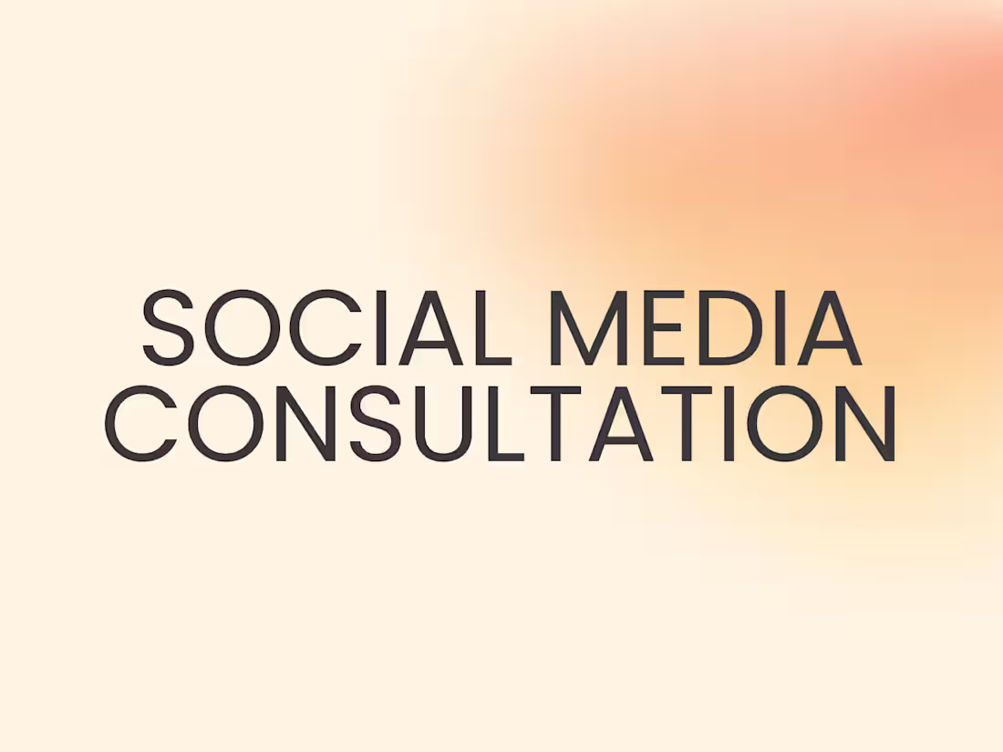 Cover image for Social Media Consult