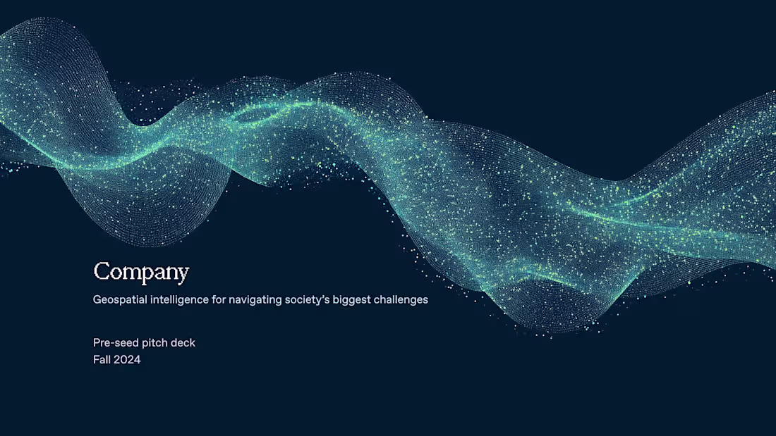 Cover image for Creative direction and pitch deck design