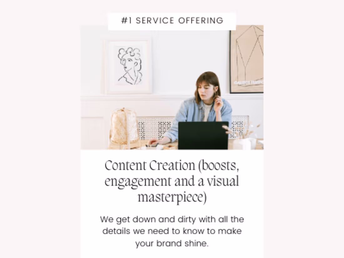 Cover image for Content Creation (boosts, engagement and a visual masterpiece)