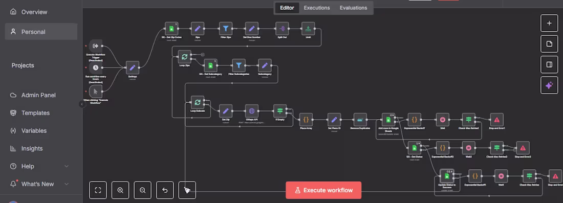 Cover image for Google Maps Lead Finder Automated with n8n & Sheets