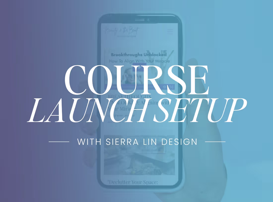 Cover image for Kajabi Course Launch Setup