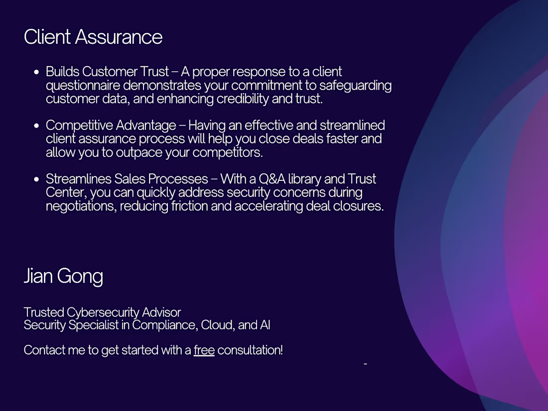 Cover image for Answer Your Client's Security Questionnaire