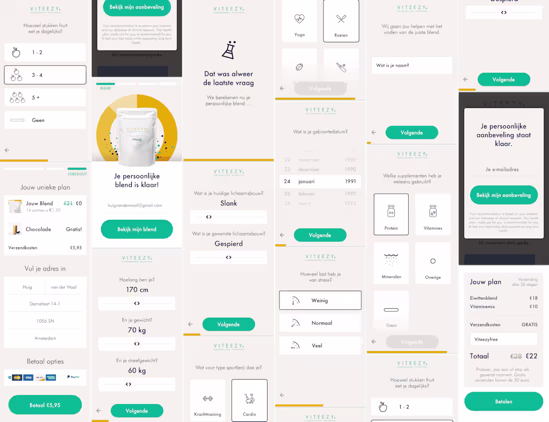 Cover image for Viteezy | Vitamin quiz