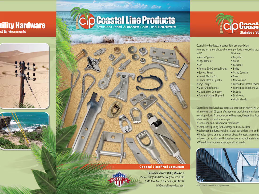Cover image for Brochure - Coastal Line Products