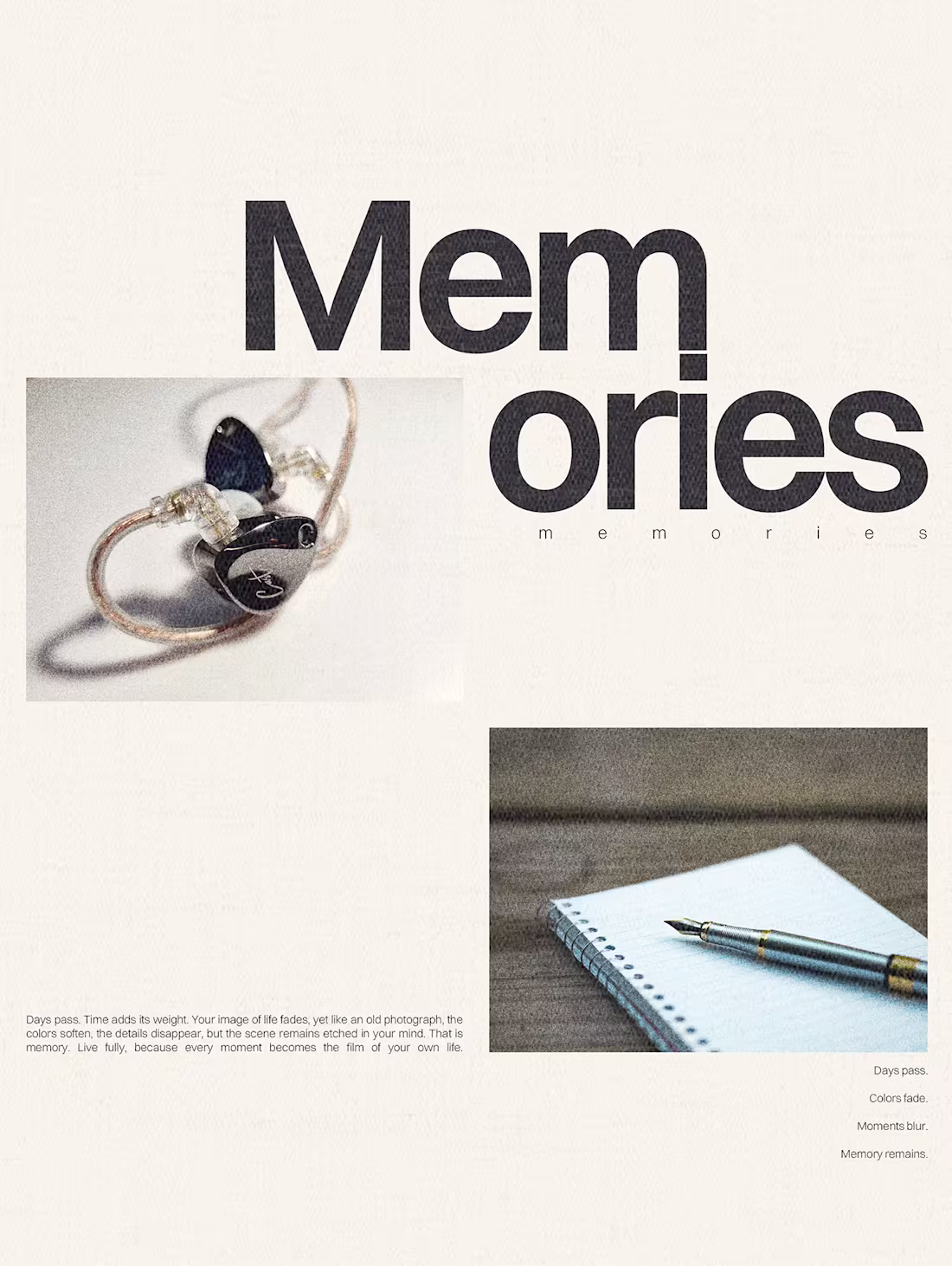 Cover image for A poster design inspired by Pinterest. However, the in-ear h...