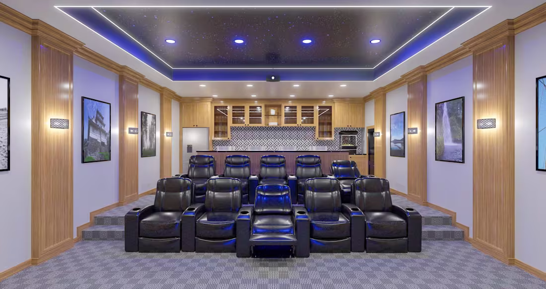 Cover image for Custom home theater design with