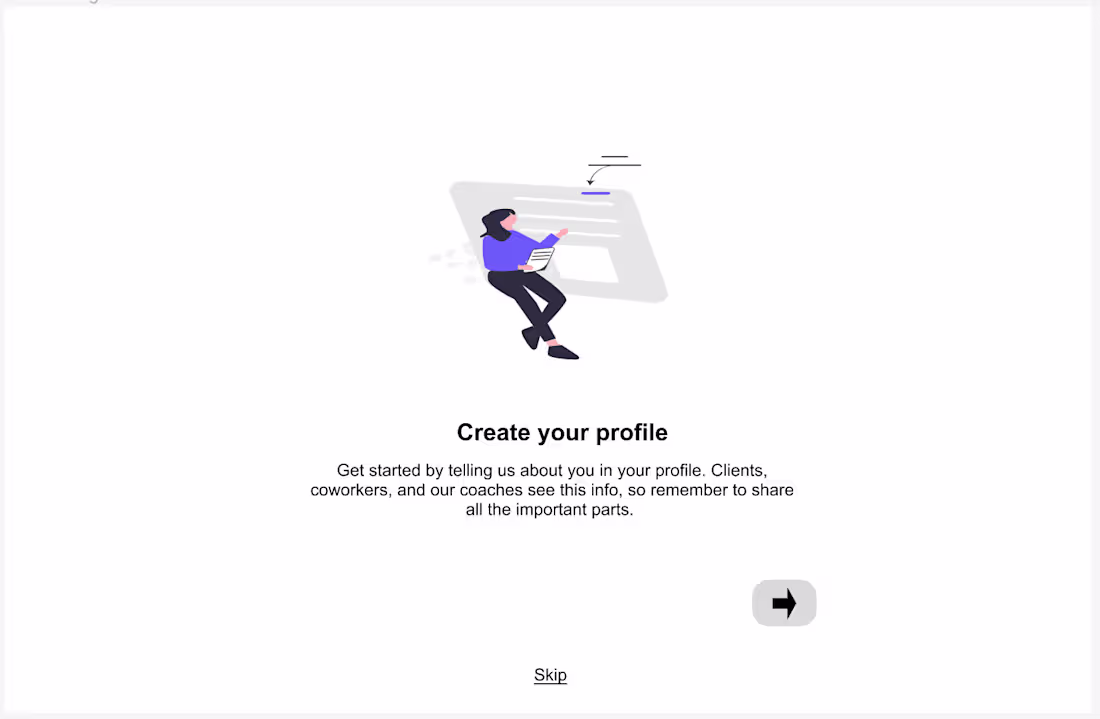 Cover image for Project: UX writing for freelancer CRM platform