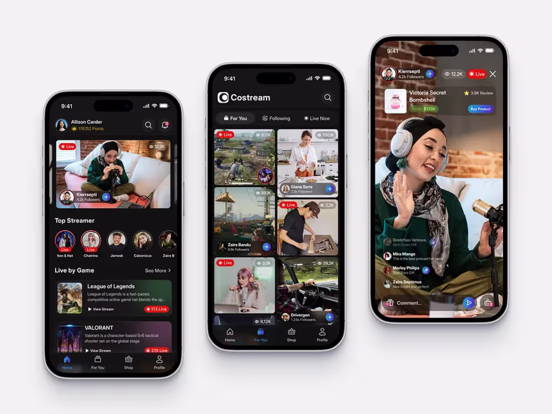 Cover image for Live Streaming Mobile App