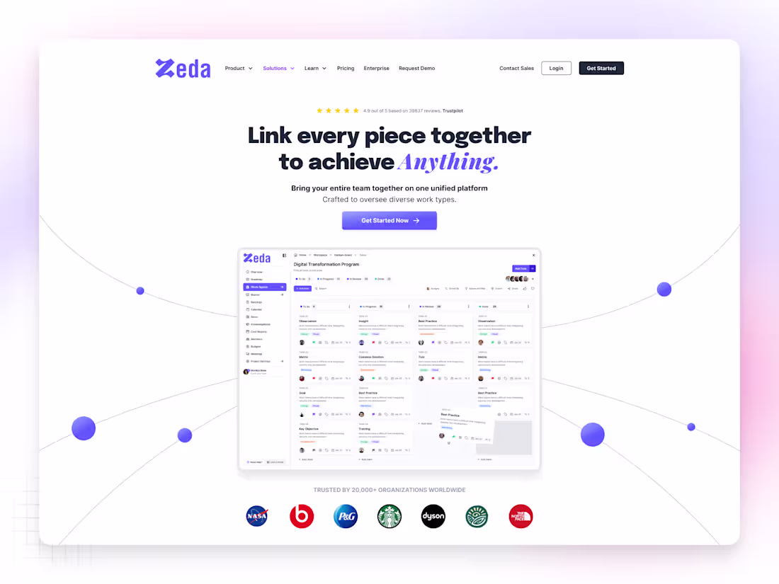 Cover image for ✦ Nax — SaaS Website Homepage (Light Theme) Nax is a modern ...