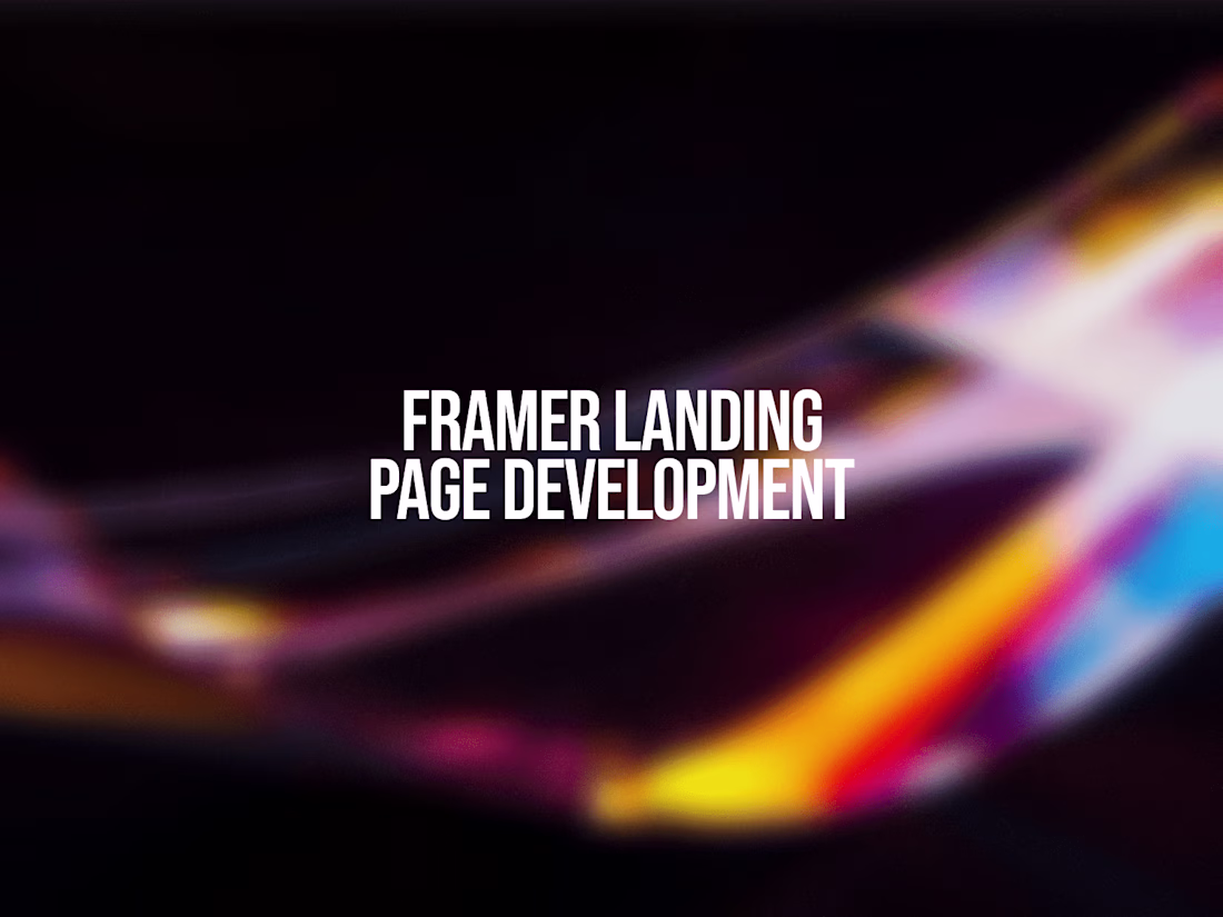 Cover image for Framer Landing Page