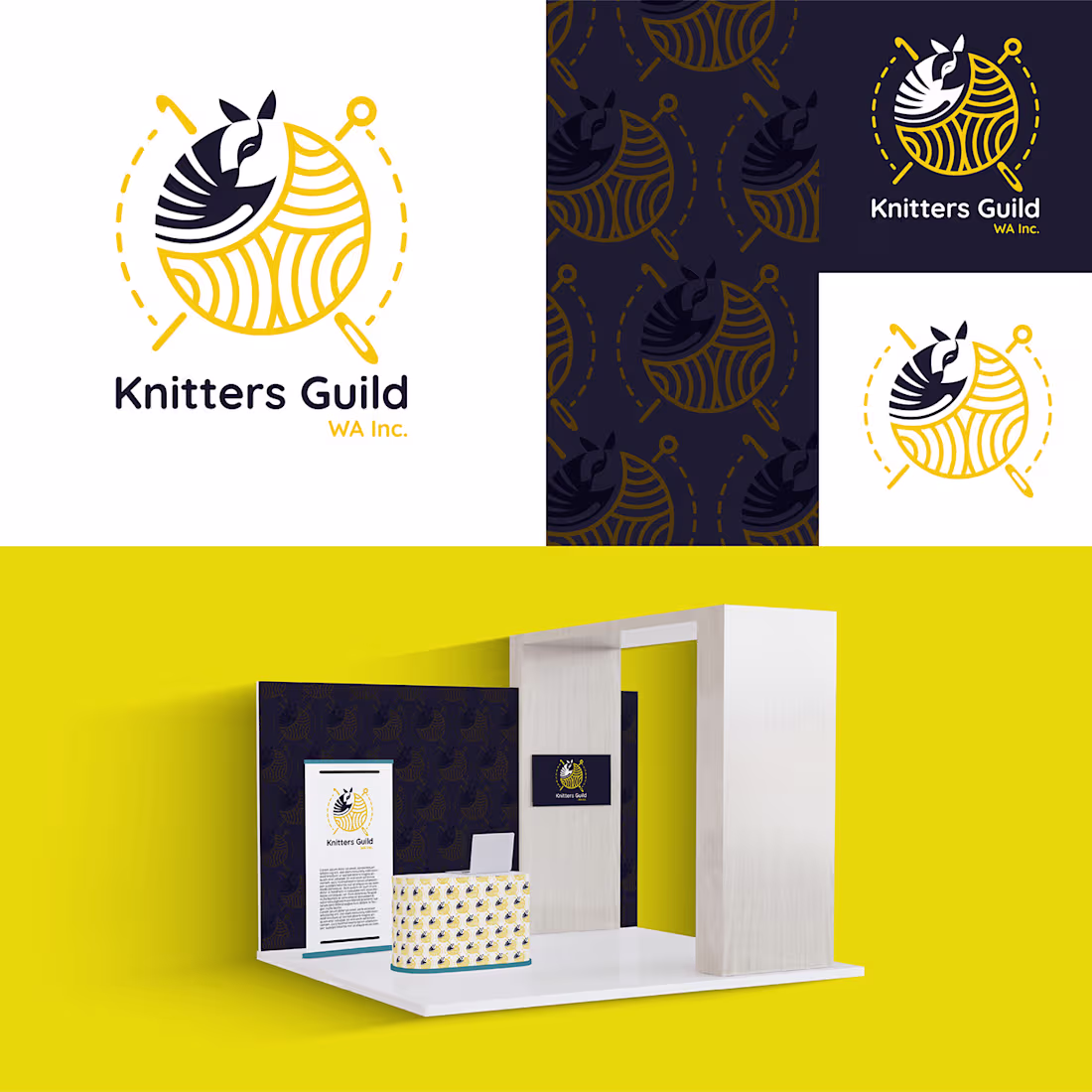 Cover image for Knitters Guild Brand Design on Behance