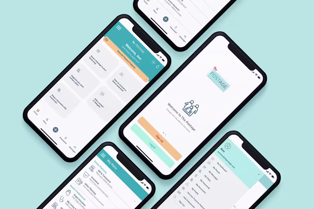 Cover image for Mobile and Web App Design for The Postage