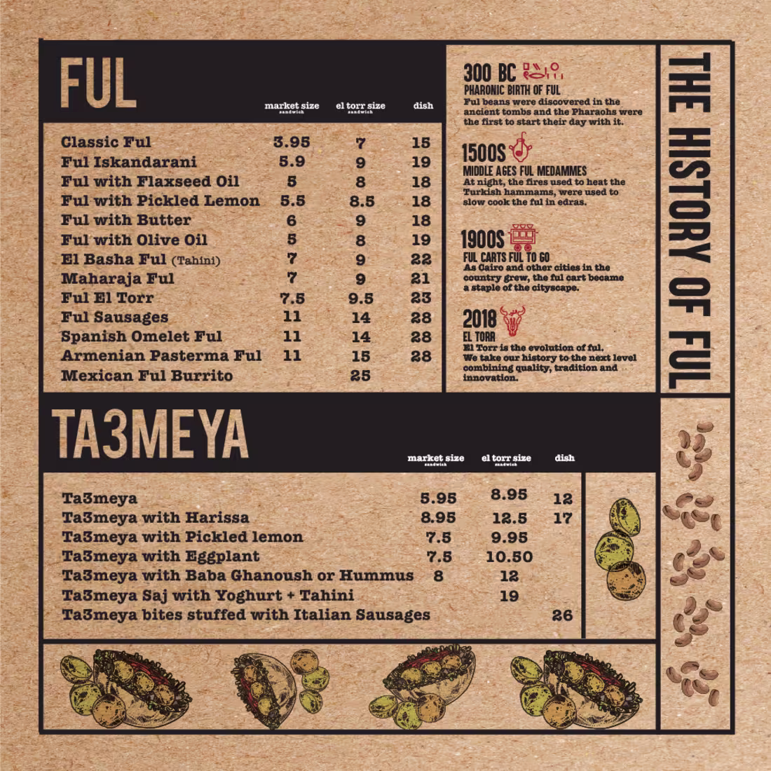 Cover image for El Tor Menu IG Size Adaptation on Behance