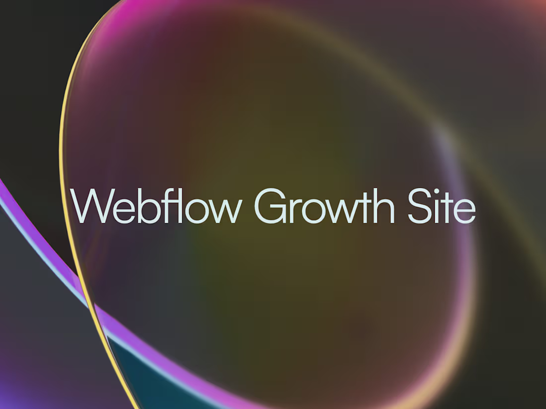 Cover image for Growth Webflow Website Development