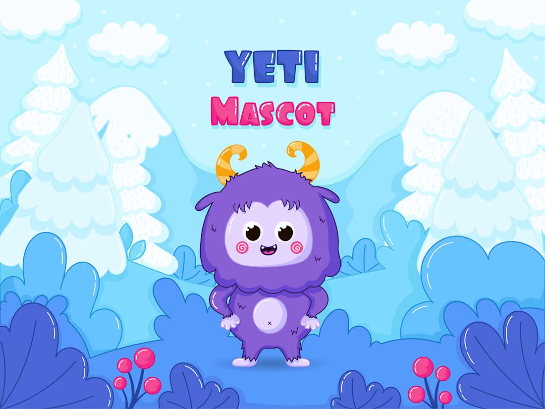 Cover image for Yeti Mascot Character :: Behance