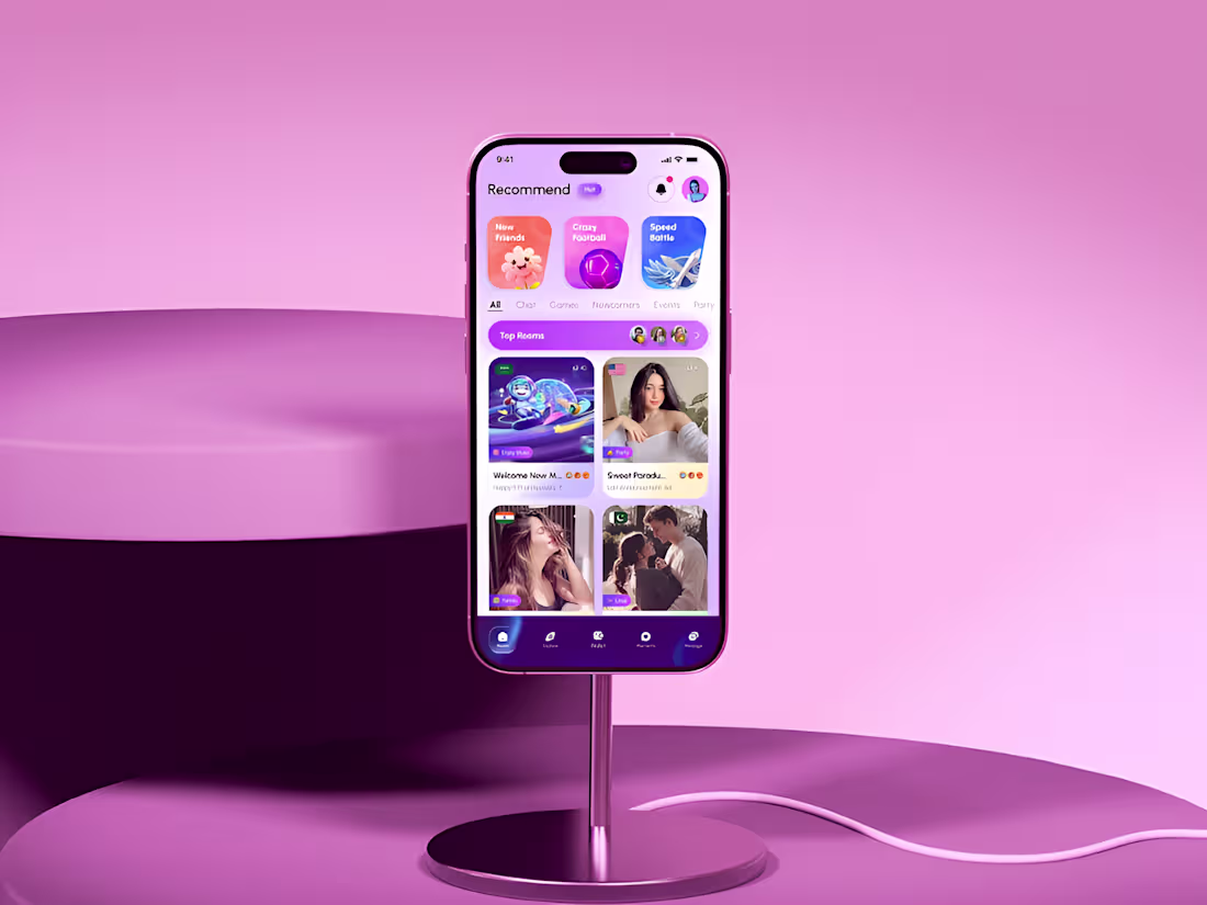 Cover image for Interactive Dating & Social App