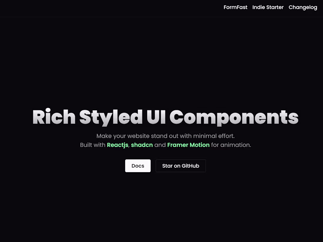 Cover image for Indie UI