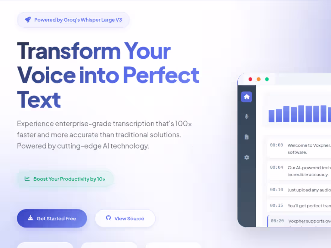 Cover image for Voxpher - Type via Voice