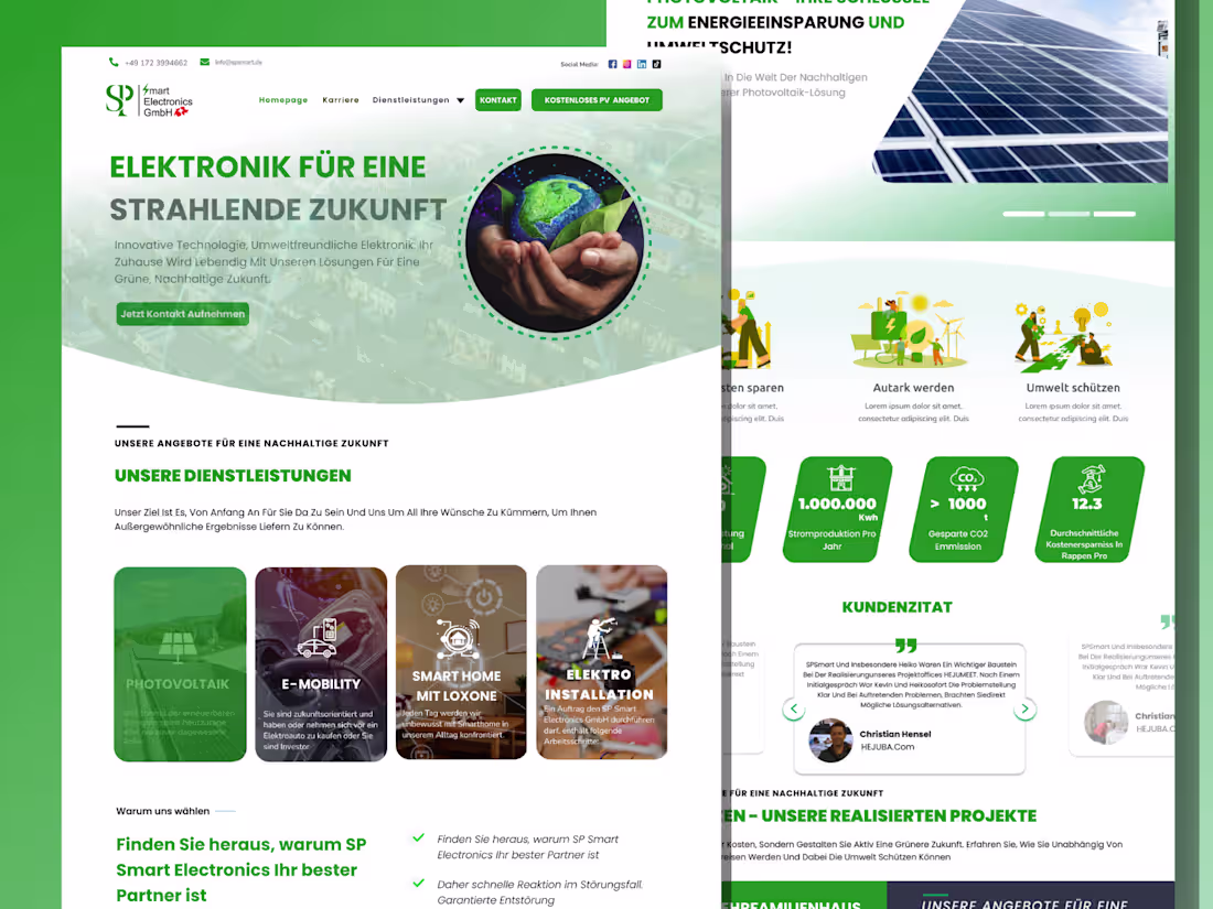 Cover image for Design website SP Smart Electronics